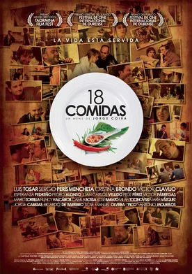 Poster de 18 comidas
