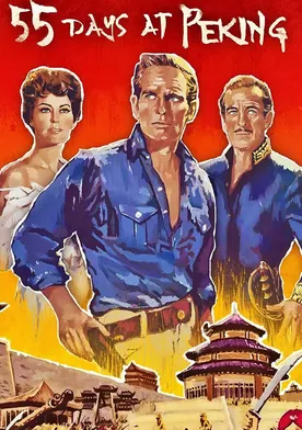 Poster de 55 días en Pekín