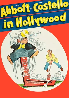 Poster de Abbott y Costello en Hollywood