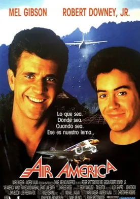 Poster Air America: locos por el peligro