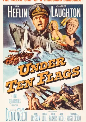 Poster de Bajo diez banderas