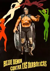 Poster de Blue Demon contra las diabólicas