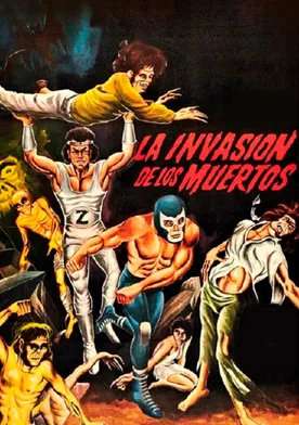 Poster de Blue Demon y Zovek en La invasión de los muertos