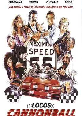 Poster Los locos del Cannonball