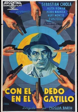 Poster de Con el dedo en el gatillo