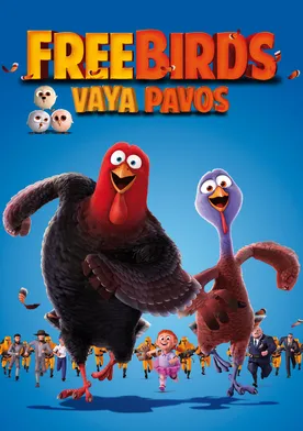 Poster Dos pavos en apuros
