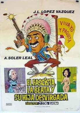 Poster de El fascista, la beata y su hija desvirgada