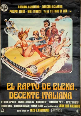 Poster de El rapto de Elena, la decente italiana