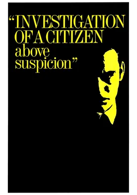 Poster de Investigación de un ciudadano libre de toda sospecha
