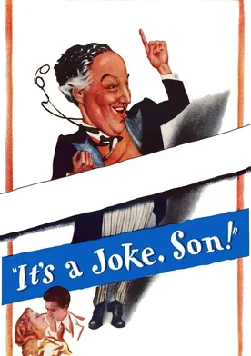 Poster de It's a Joke, Son!