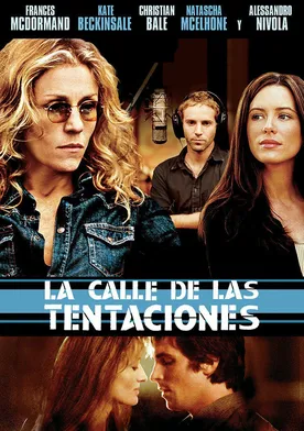 Poster de La calle de las tentaciones