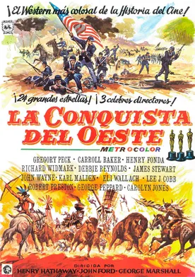Poster de La conquista del oeste