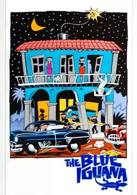 Poster de La iguana azul