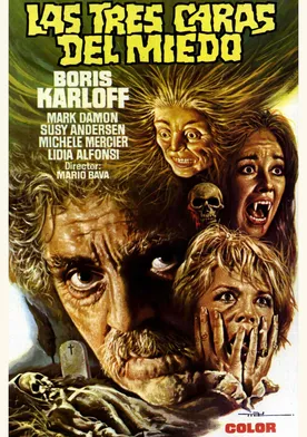Poster Las tres caras del miedo