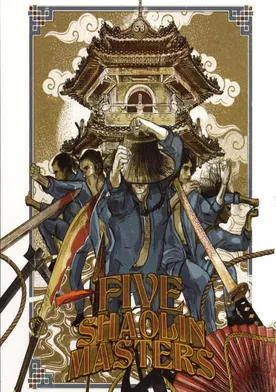 Poster de Los 5 maestros de Shaolin