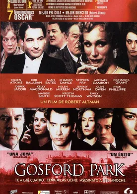 Poster Gosford Park: Crimen de medianoche
