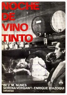 Poster de Noche de vino tinto
