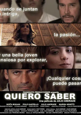 Poster de Quiero Saber