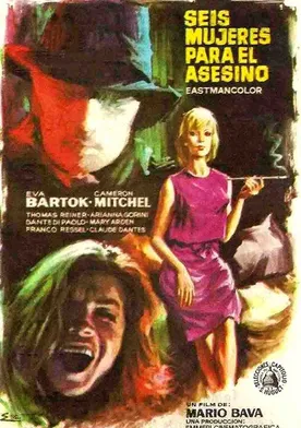Poster Seis mujeres para el asesino