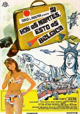 Poster de Si es martes debe ser Bélgica