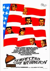 Poster de Tormenta sobre Washington