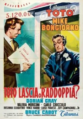 Poster Totò lascia o raddoppia?