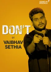 Poster de Vaibhav Sethia: Don't