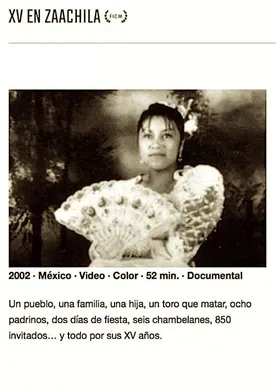 Poster de XV en Zaachila