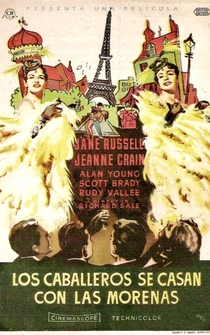 Poster de Los caballeros se casan con las morenas