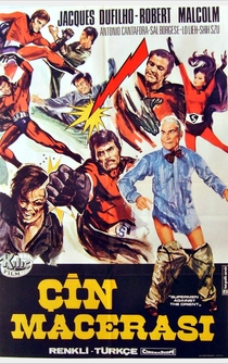 Poster de Hong-Kong, 3 Supermen, desafío al Kung/Fu