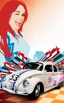 Poster de Herbie. A toda marcha