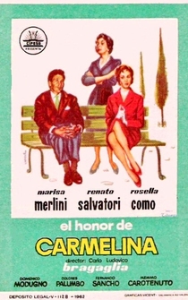 Poster de El honor de Carmelina