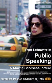 Poster de Public Speaking. Fran Lebowitz por Martin Scorsese
