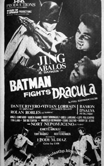 Poster de Batman contra Drácula